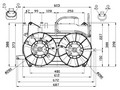 Вентилятор охлаждения Toyota Prius 15 0408